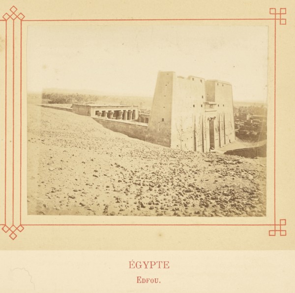 Edfou; Félix Bonfils, French, 1831 - 1885, Alais, France; about 1878; Albumen silver print
