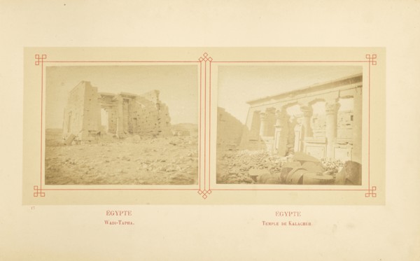 Wadi-Tapha; Félix Bonfils, French, 1831 - 1885, Alais, France; about 1878; Albumen silver print