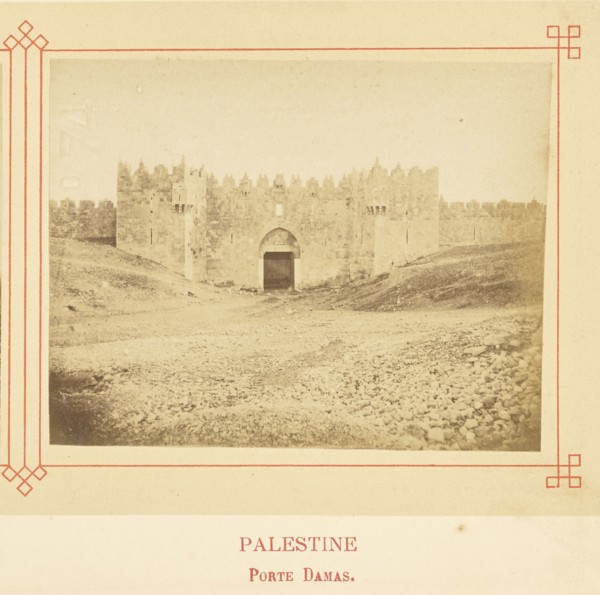Porte Damas; Félix Bonfils, French, 1831 - 1885, Alais, France; about 1878; Albumen silver print