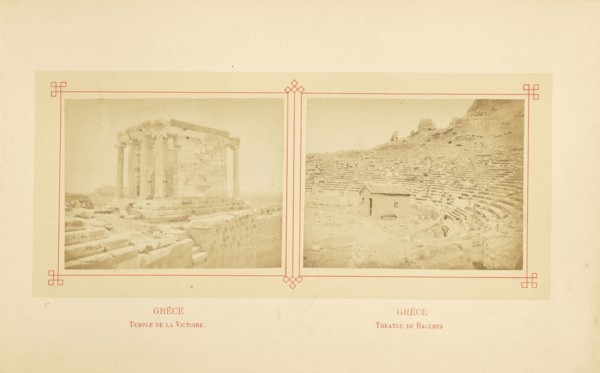 Temple de la Victoire; Félix Bonfils, French, 1831 - 1885, Alais, France; about 1878; Albumen silver print