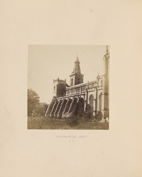 Dunfermline Abbey; Thomas Annan, Scottish,1829 - 1887, London, England; 1866; Albumen silver print