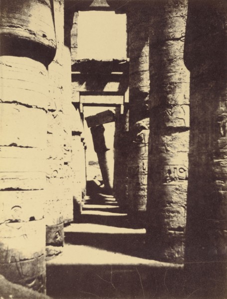 Interior view of a hypostyle hall; Henry Cammas, French, 1813 - 1888, André Lefèvre, French, 1834 - 1904, Henry Cammas, French