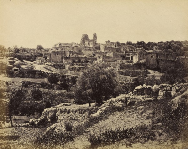 Bethany, General View from the East; Francis Bedford, English, 1815,1816 - 1894, London, England; April 9, 1862; Albumen silver