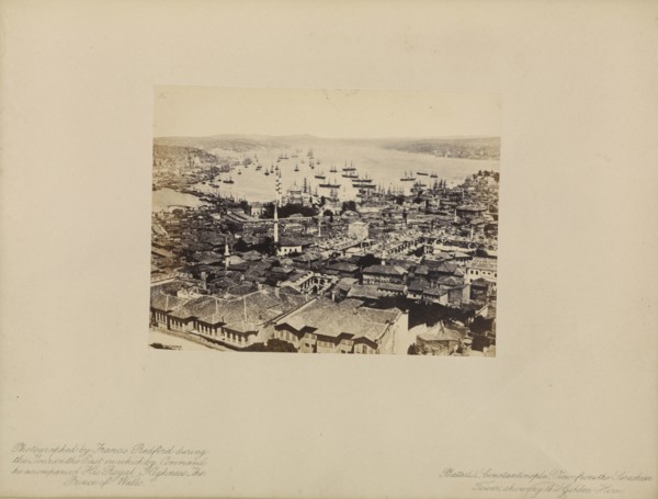 Constantinople, View from the Seraskier Tower, Showing the Golden Horn; Francis Bedford, English, 1815,1816 - 1894, London