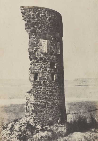 Tour en ruine; Thomas Sutton, British, 1819 - 1875, Louis Désiré Blanquart-Evrard, French, 1802 - 1872, Jersey, England; 1854