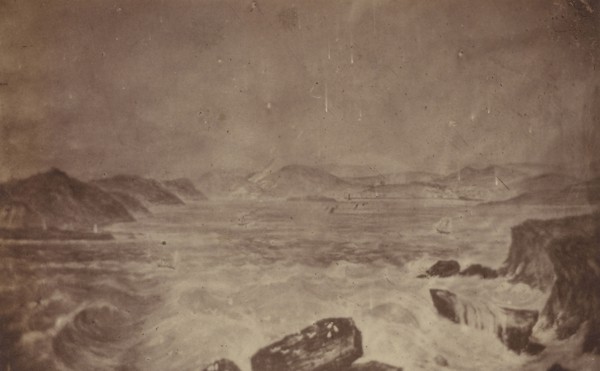 Photograph of a Seascape Painting; French, Louis Désiré Blanquart-Evrard, French, 1802 - 1872, Lille, France; about 1853