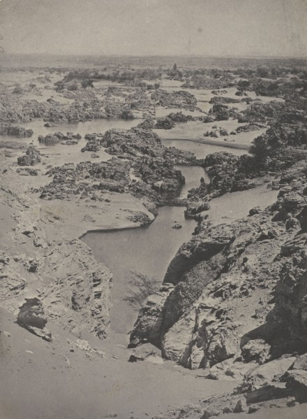 Nubie. Vue cavalière de la seconde cataracte; Maxime Du Camp, French, 1822 - 1894, Louis Désiré Blanquart-Evrard French, 1802