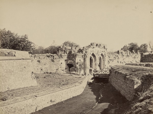 The Kashmir Gate, Delhi; Samuel Bourne, English, 1834 - 1912, Delhi, India; about 1866; Albumen silver print