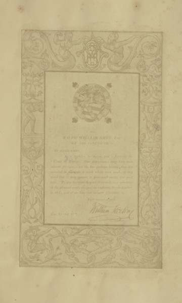 Presentation Page; Nikolaas Henneman, British, 1813 - 1893, London, England; 1847; Salted paper print; 13.6 × 8.2 cm