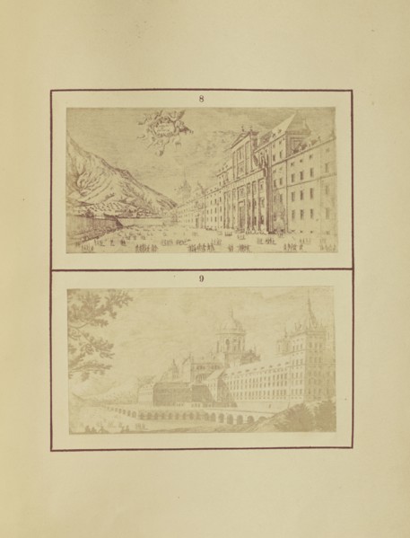 Principal Front of the Escorial; Nikolaas Henneman, British, 1813 - 1893, London, England; 1847; Salted paper print