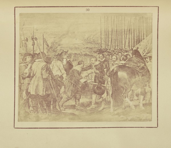 The Surrender of the Keys of Breda by Prince Justin of Nassau, to the Marquess Spinola; Nikolaas Henneman British, 1813 - 1893