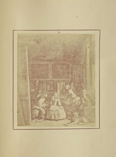 Velazquez painting the Infanta Margarita Maria; Nikolaas Henneman, British, 1813 - 1893, London, England; 1847; Salted paper