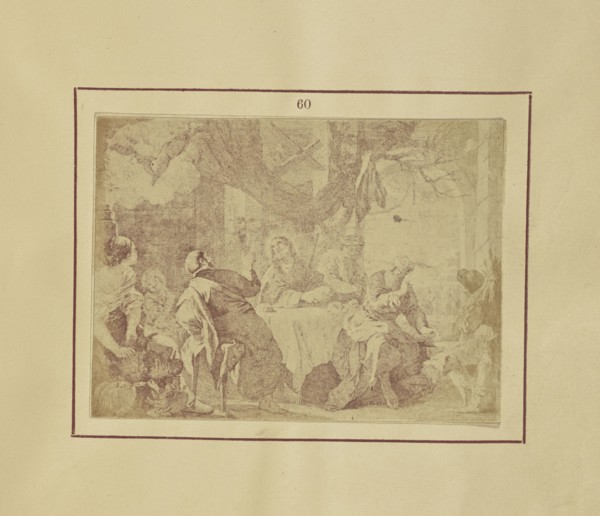 Our Lord and the Two Disciples at Emmaus; Nikolaas Henneman, British, 1813 - 1893, London, England; 1847; Salted paper print