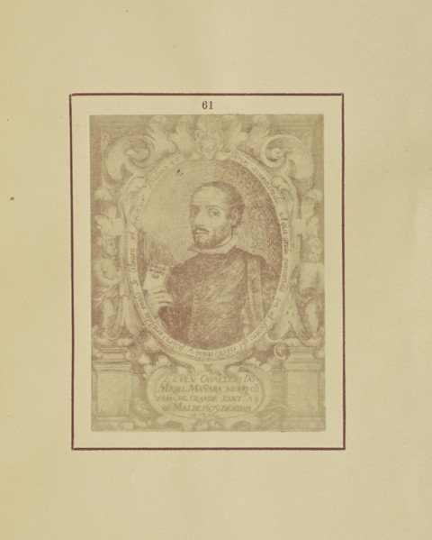 Portrait of Don Miguel Mañara; Nikolaas Henneman, British, 1813 - 1893, London, England; 1847; Salted paper print; 7.3 × 5.3 cm