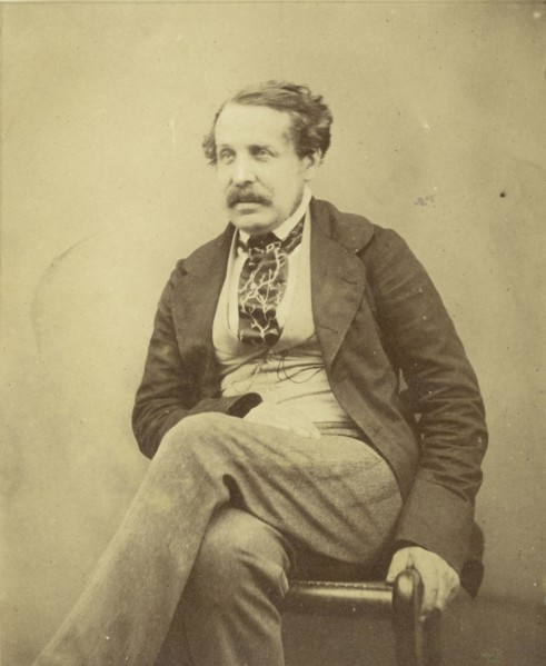 Portrait of John Wheeley Gough Gutch; John G. Crace, British, 1809 - 1889, Europe; 1855; Albumen silver print