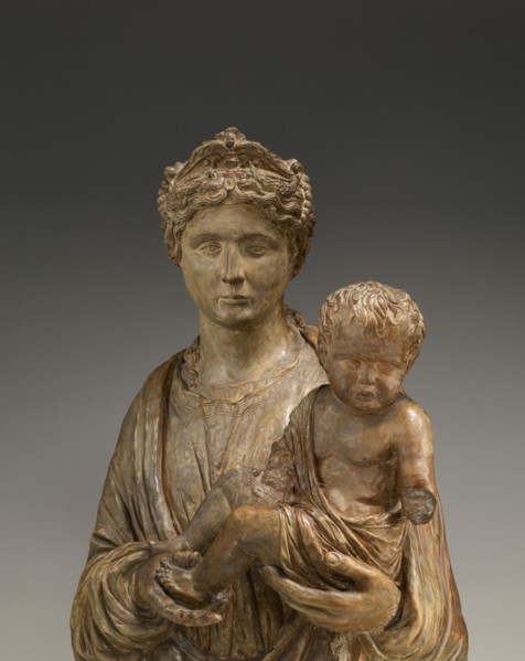 Virgin and Child; Riccio, Andrea Briosco, Italian, 1470 - 1532, Italy; about 1520 - 1525; Terracotta with traces of polychromy