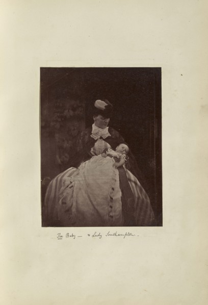 The Baby - and Lady Southampton; Ronald Ruthven Leslie-Melville, Scottish,1835 - 1906, England; 1860s; Albumen silver print