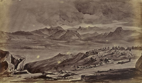 Abyssinia. Antalo, Looking Southeast; about 1867 - 1868; Albumen silver print
