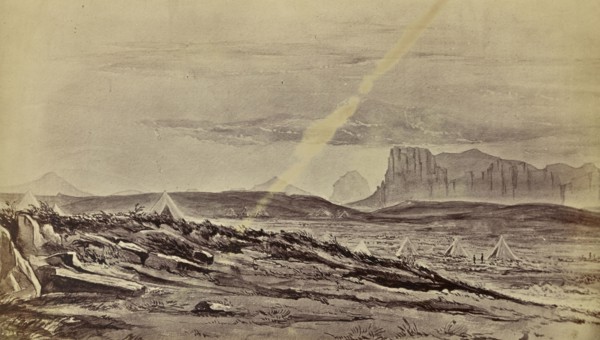 Mai Wahirj Camp, one march from Adigerat; about 1867 - 1868; Albumen silver print
