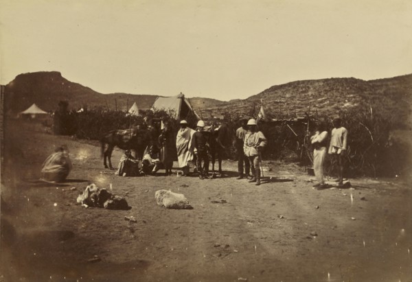 Native Abyssinians. Colonel Room. Camp Senafé; Ronald Ruthven Leslie-Melville, Scottish,1835 - 1906, Ethiopia; about 1867