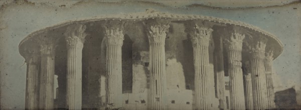 The Temple of Vesta, Rome; Joseph-Philibert Girault de Prangey, French, 1804 - 1892, 1842; Daguerreotype