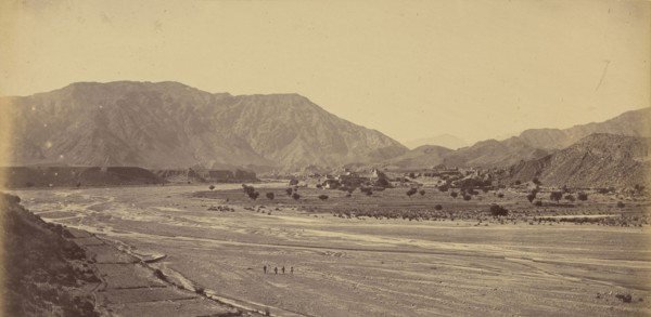 Desert panorama; John Burke, British, active 1860s - 1870s, Afghanistan; 1878 - 1879; Albumen silver print