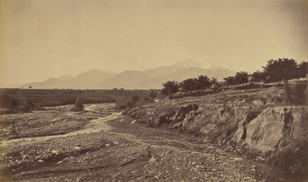 Desert landscape; John Burke, British, active 1860s - 1870s, Afghanistan; 1878 - 1879; Albumen silver print