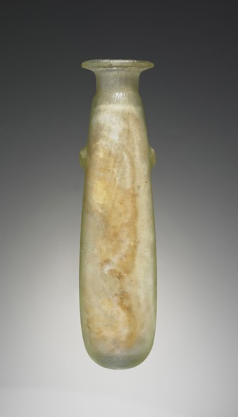 Alabastron; Achaemenid, Persian, Empire, Eastern Mediterranean; 7th - 6th century B.C; Glass; 14 × 3.5 cm 5 1,2 × 1 3,8 in