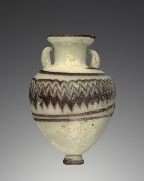 Amphoriskos; Eastern Mediterranean; 6th - 4th century B.C; Glass; 7 cm, 2 3,4 in
