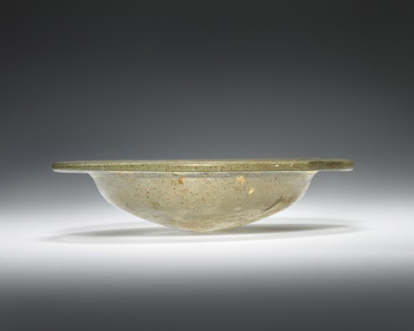 Pyxis Lid; Crete, perhaps, Greece; 3rd - 1st century B.C; Glass; 8.7 cm, 3 7,16 in