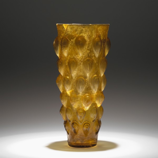 Lotus Bud Beaker; Eastern Mediterranean; 1st century; Glass; 21.2 cm, 8 3,8 in
