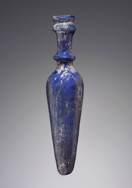 Flask; Eastern Mediterranean; 6th - 8th century; Glass; 13.5 cm, 5 5,16 in