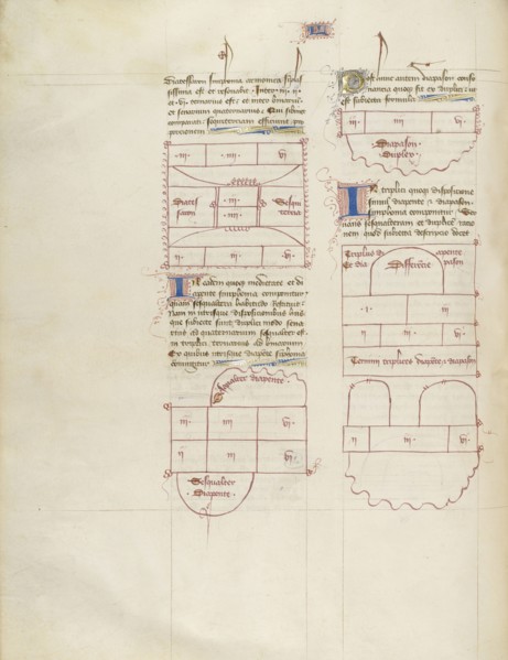Chart; Virgil Master, French, active about 1380 - 1420, Paris, France; about 1405; Tempera colors, gold paint, gold leaf