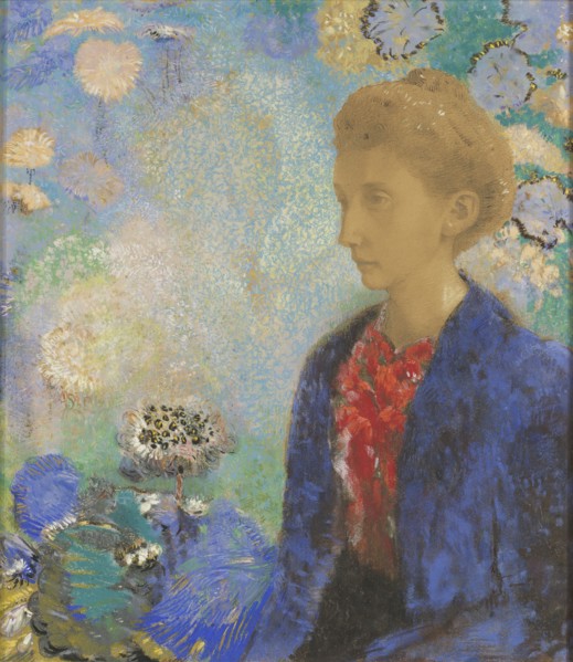 Baronne de Domecy; Odilon Redon, French, 1840 - 1916, about 1900; Pastel and graphite; 61 × 42.4 cm, 24 × 16 11,16 in