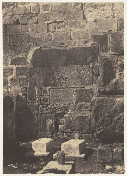 Jérusalem. Enceinte du Temple. Poterne de Josaphat; Auguste Salzmann, French, 1824 - 1872, Louis Désiré Blanquart-Evrard