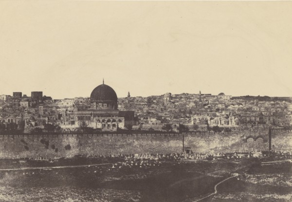 Jérusalem. Enceinte du Temple. Vue générale de la face Est. Pl. 2; Auguste Salzmann, French, 1824 - 1872, Louis Désiré