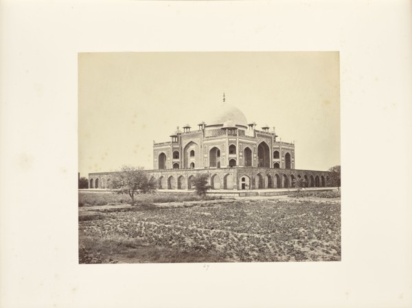 Delhi; The Mausoleum of the Emperor Humaioon; Samuel Bourne, English, 1834 - 1912, Delhi, India; about 1866; Albumen silver