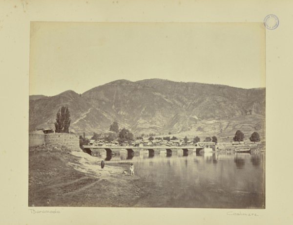 Baramoola. Cashmere; William H. Baker, British, about 1829 - 1880, Baramulla, Kashmir, India, Asia; 1860s - 1870s; Albumen