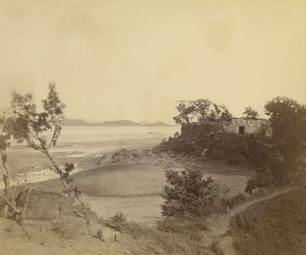 Exterior of Marine Redout. The first Fort captured on the 10 June; Felice Beato, 1832 - 1909, Korea; 1871