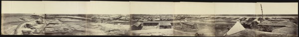 Panorama, View of Pehtung, Binhai New Area, Tianjin, China, August 1st, 1860; Felice Beato, 1832 - 1909, Henry Hering, 1814 - 1893