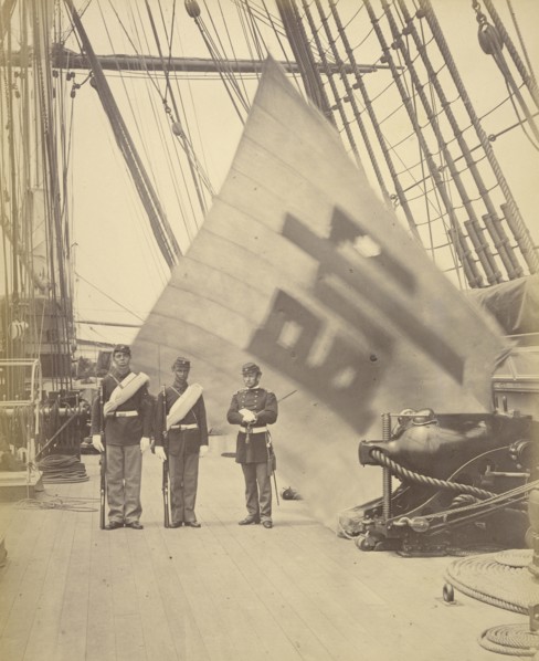 The Flag of the Commander in Chief of the Korean Forces; Felice Beato, 1832 - 1909, Korea; June 1871