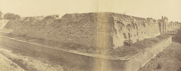 Main Breach and Cashmere Gate and Bastion; Felice Beato, 1832 - 1909, Delhi, India; 1858; Albumen silver