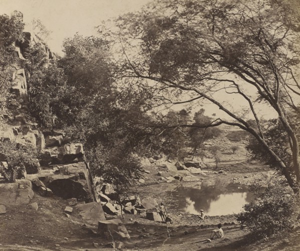 Left View of the Crow's Nest Battery; Felice Beato, 1832 - 1909, India; 1858 - 1859; Albumen silver print