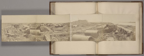 Rear of the Taku North Fort After Its Capture Showing the Retreat of the Chinese Army; Felice Beato, 1832