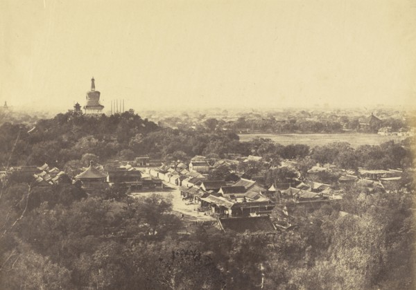 View of the Gardens and Buddhist Temple, Pekin, October 1860; Felice Beato, 1832 - 1909, Pekin, China