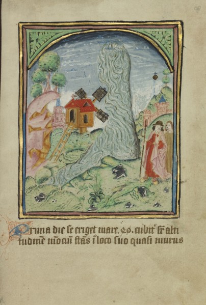 The First Sign before the Day of Judgement; Norfolk perhaps, written, East Anglia, England; illumination about 1190; written