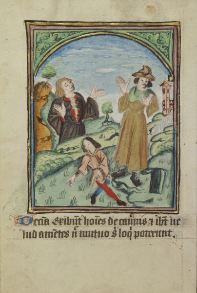 The Tenth Sign before the Day of Judgement; York perhaps, illuminated, Northern, England; illumination about 1190; written