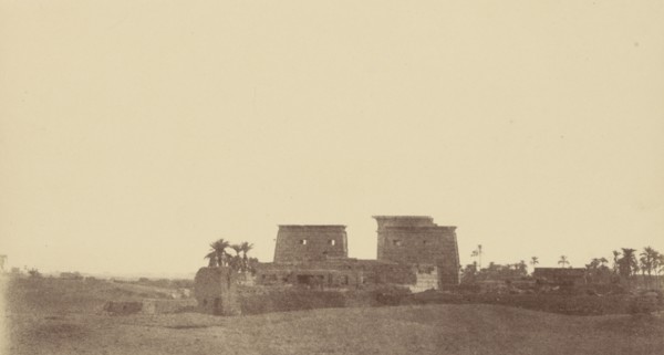 Overview of the Palace of Karnak; Théodule Devéria, French, 1831 - 1871, France; 1859 - 1862; Albumen silver print
