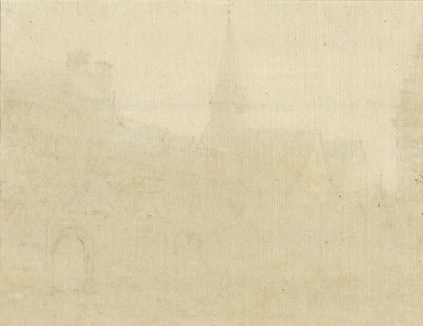 View of the St. Jacob's Church and the Inn, Maastricht; Josua de Grave, Dutch, 1643 - 1712, The Netherlands; 1670; Pen