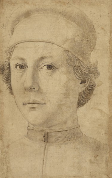 Portrait of a Young Man; Attributed to Piero del Pollaiuolo, Italian, about 1443 - 1496, Italy; about 1470; Pen and brown ink